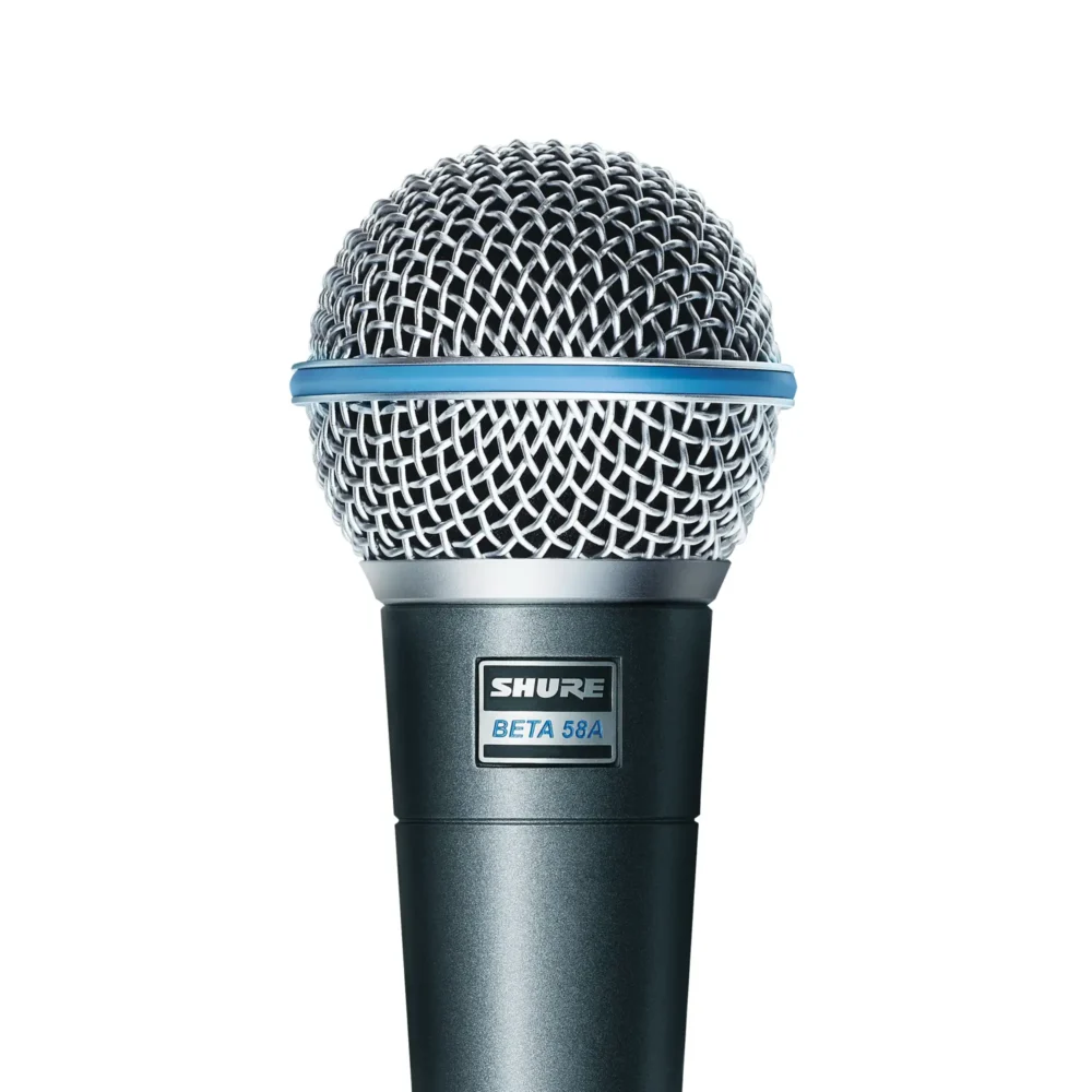 Shure Beta 58 A dinamički vokalni mikrofon sa superkardioidnom karakteristikom za profesionalne scenske nastupe. Prodaja Artist d.o.o. Banja Luka, Sarajevo