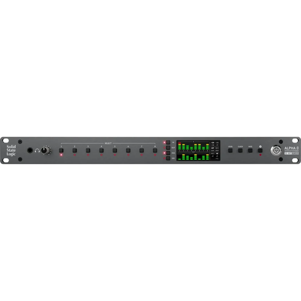 Solid State Logic ALPHA 8 USB-C audio interfejs i AD/DA konverter za profesionalnu audio produkciju Prodaja Artist d.o.o. Banja Luka, Sarajevo