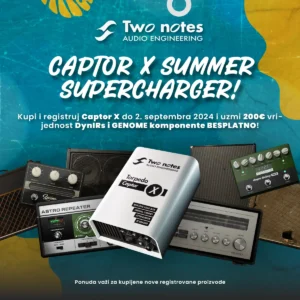 Two Notes Torpedo Captor X promo akcija Free DynIR-ove i GENOME