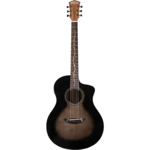 Washburn Bella Tono Vite S9V akustična gitara sa cutaway tijelom, profesionalnim Barcus Berry LX4 pickup i preamp sistemom, Ebony fingerboard sa vine inlaid detaljima i figuralnim Walnut back & sides, pruža luksuzni zvuk i udobnost za studio i nastupe uživo. Prodaja Artist d.o.o. Banja Luka, Sarajevo.