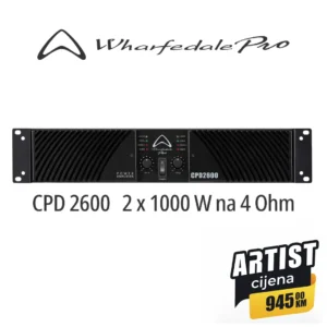 Wharfedale Pro CPD2600 pojačalo 2x1000W na 4ohm
