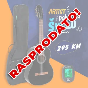Gewa VGS Student Black 4/4 klasična gitara + torba + štimer