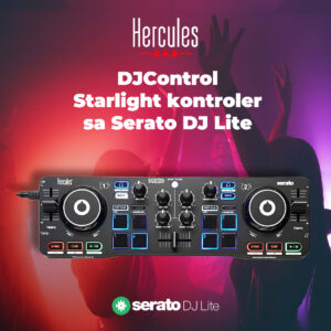 Hercules DJControl Starlight kontroler sa Serato DJ Lite
