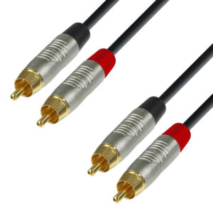 Adam Hall 4 STAR TCC 0030 RCA (činč) stereo kabl 0.3m