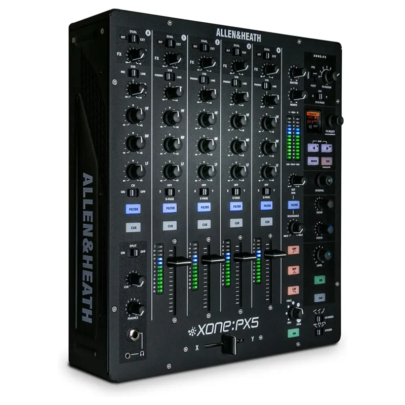 Xone:PX5 DJ mikser sa 4+1 kanalom, USB audio interfejsom i profesionalnim efektima - Prodaja Artist d.o.o. Banja Luka, Sarajevo, Doboj.