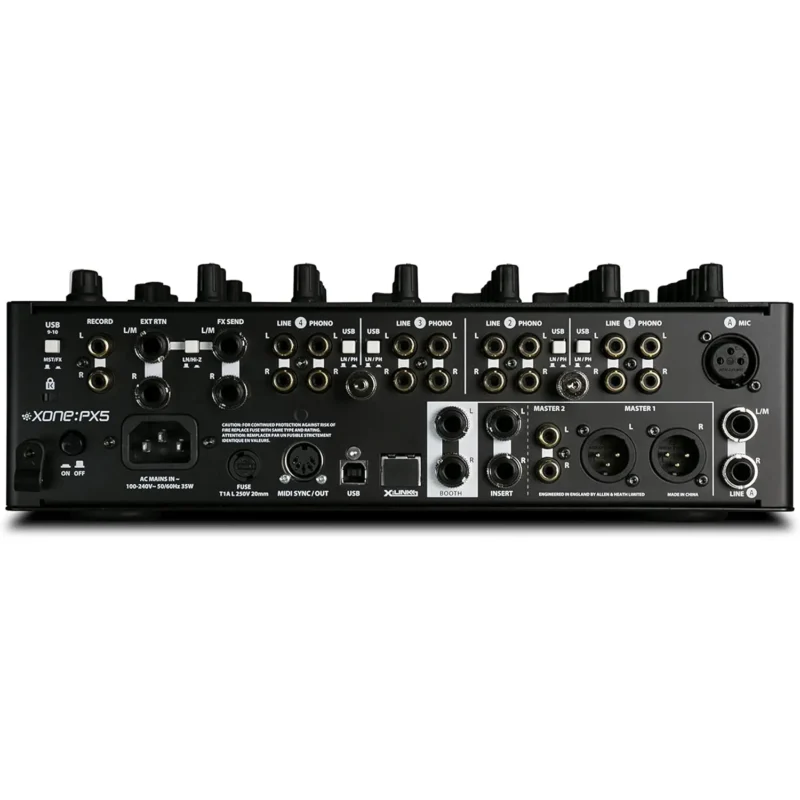 Xone:PX5 DJ mikser sa 4+1 kanalom, USB audio interfejsom i profesionalnim efektima - Prodaja Artist d.o.o. Banja Luka, Sarajevo, Doboj.