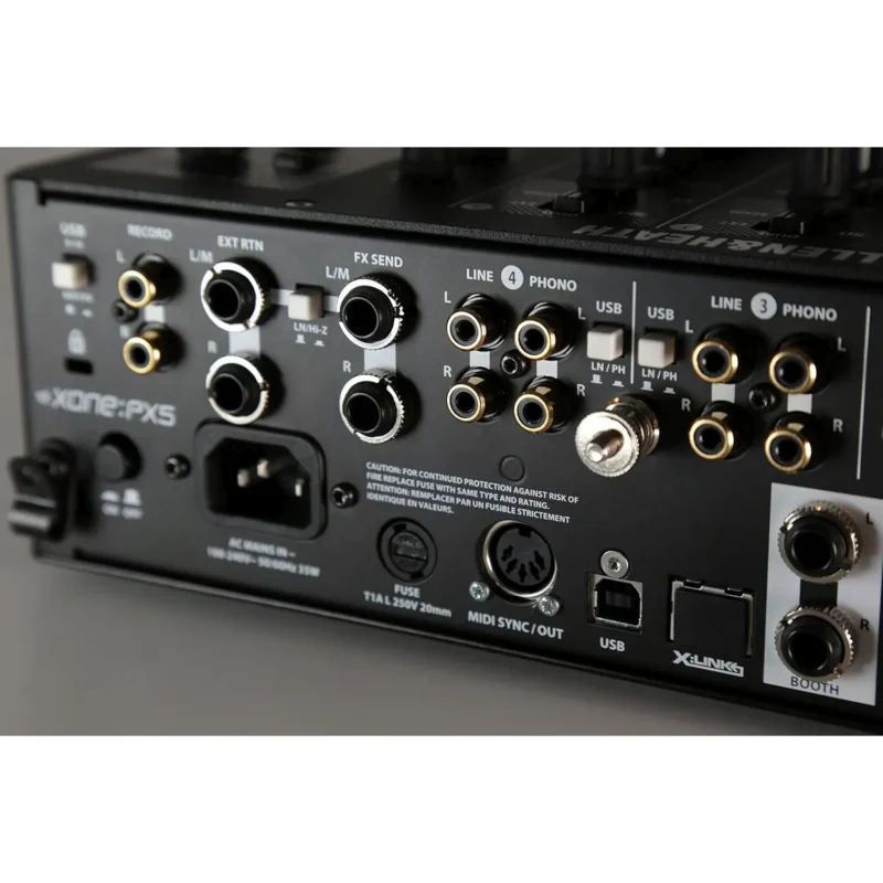 Xone:PX5 DJ mikser sa 4+1 kanalom, USB audio interfejsom i profesionalnim efektima - Prodaja Artist d.o.o. Banja Luka, Sarajevo, Doboj.