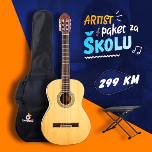 Artist Paket Peavey CNS-2 školska gitara, torba, klupica