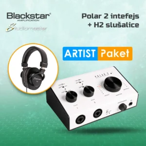Artist paket Blackstar Polar 2 intefejs + Studiomaster H2 slušalice