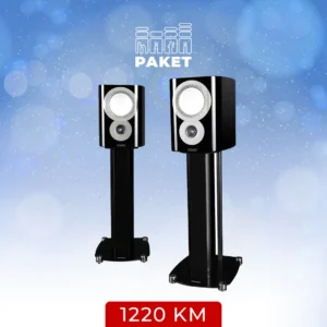 Artist paket Mission ZX-1 High-Gloss Black zvučnici + stalci