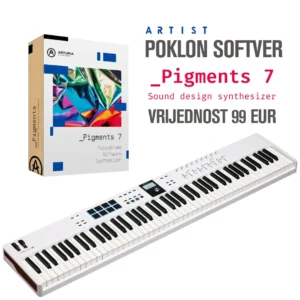 Arturia KeyLab Essential 88 mk3 White MIDI kontroler + poklon Pigments software