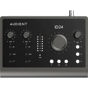 Audient iD24 Desktop USB-C audio interfejs sa Class-A mikrofonskim pretpojačalima i ADAT ekspanzijom. Prodaja Artist d.o.o. Banja Luka, Sarajevo, Doboj.
