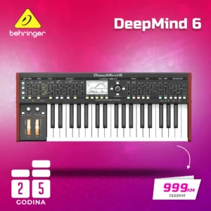 Behringer DeepMind 6 analogni sintisajzer klavijature klavijature