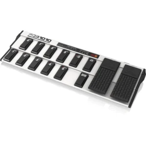 Behringer FCB1010, MIDI kontroler, podna pedala, MIDI foot controller, kontrola pojačala, ekspresiona pedala, MIDI footboard. Prodaja u Artist d.o.o. prodavnicama Banja Luka, Sarajevo.