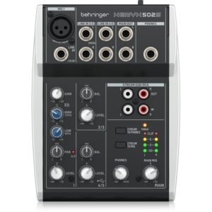 Behringer XENYX 502S streaming mikser