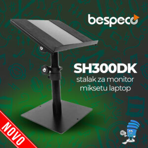 Bespeco SH300DK stalak za monitor miksetu laptop