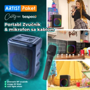 CarryOn Portabl Zvučnik Soundtrack + mikrofon s kablom
