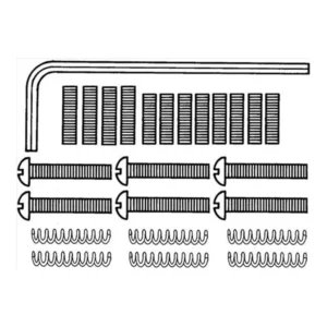 DiMarzio FH1400 bridge hardware kit set vijaka