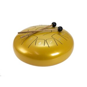 DiMavery TD-12 Steel Tongue Drum gold
