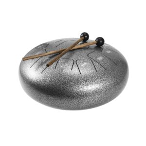 DiMavery TD-12 Steel Tongue Drum silver