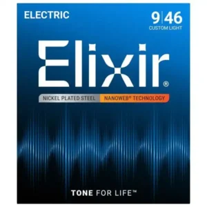 Elixir žice za električnu 9-46 Custom Light NANOWEB