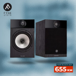 Fyne Audio F301i Black Ash bookshelf zvučnici (par)