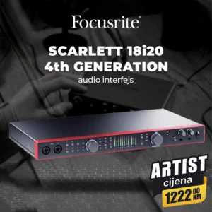 Focusrite SCARLETT 18i20 4th Gen audio interfejs