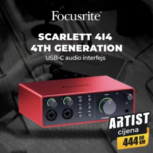 Focusrite SCARLETT 4i4 4th Generation USB-C audio interfejs