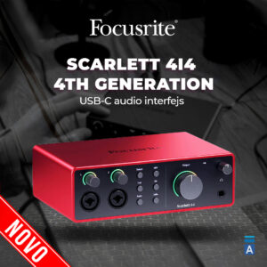 Focusrite SCARLETT 4i4 4th Generation USB-C audio interfejs