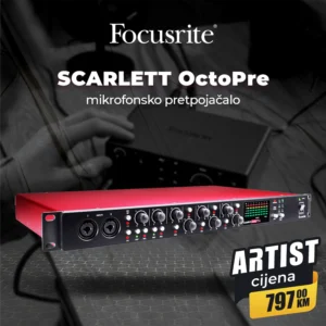 Focusrite SCARLETT OctoPre mikrofonsko pretpojačalo