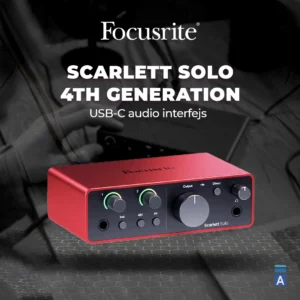 Focusrite SCARLETT SOLO 4th Generation USB-C audio interfejs