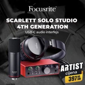 Focusrite SCARLETT SOLO STUDIO 4th Generation USB-C audio interfejs