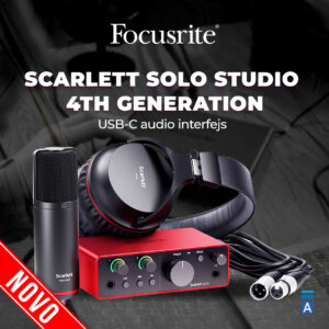 Focusrite SCARLETT SOLO STUDIO 4th Generation USB-C audio interfejs