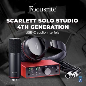 Focusrite SCARLETT SOLO STUDIO 4th Generation USB-C audio interfejs