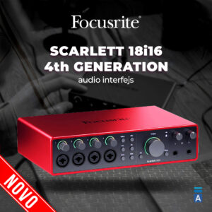 Focusrite Scarlett 18i16 4th Gen audio interfejs