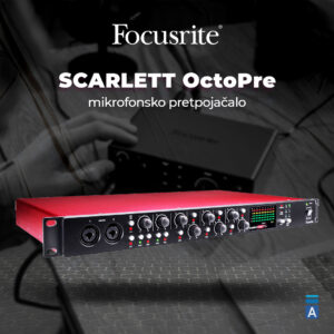 Focusrite Scarlett OctoPre mikrofonsko pretpojačalo