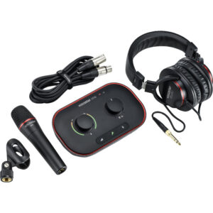 Focusrite Vocaster ONE Studio podcaster set