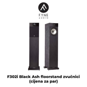 Fyne Audio F302i Black Ash floorstand zvučnici (cijena za par)