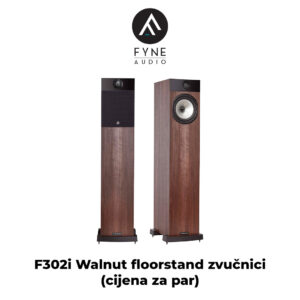 Fyne Audio F302i Walnut floorstand zvučnici (cijena za par)