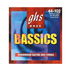GHS Bassics ML6000 44-102 bass žice 37.25"