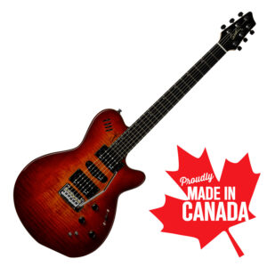 Godin xtSA Lightburst Flame Multi-Voice gitara
