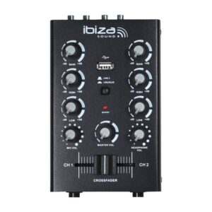 Ibiza Sound MIX500BT mikseta sa USB i Bluetooth