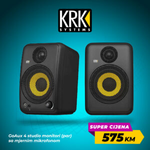 KRK GoAux 4 studio monitori (par) sa mjernim mikrofonom