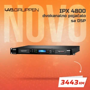 Lab.Gruppen IPX 4800 dvokanalno pojačalo sa DSP