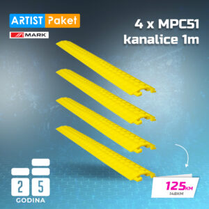 Mark kanalica MPC51 cablecross 1m zaštita za kablove set 4 komada