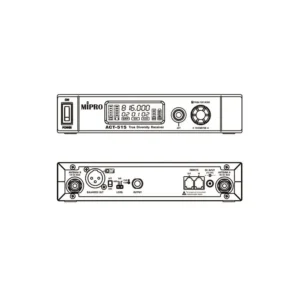 Mipro ACT-515 UHF true diversity prijemnik 518–542 MHz sa LCD ekranom i metalnim kućištem. Prodaja Artist d.o.o. Banja Luka, Sarajevo
