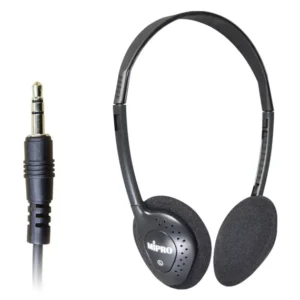 Mipro E-20S | Lightweight Stereo Headphones for MTG-100R receiver