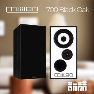 Mission 700 Black Oak HiFi zvučnici (par)