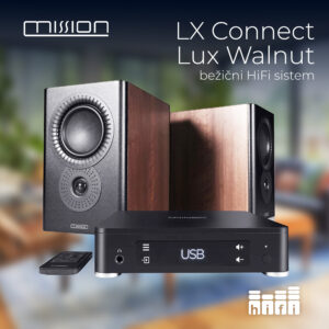 Mission LX Connect Lux Walnut Aktivni bežični HiFi sistem