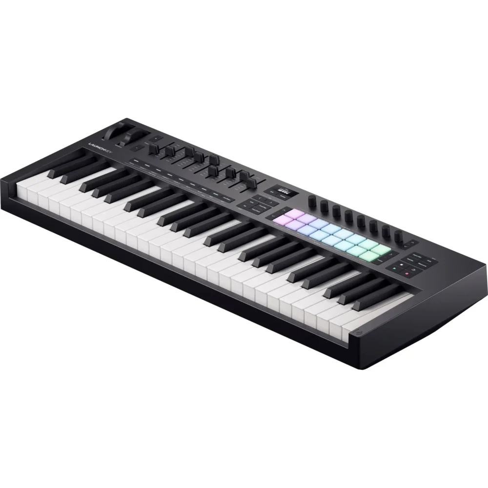 Novation Launchkey 49 MK4 USB MIDI kontroler sa 49 dirki, RGB padovima i OLED ekranom – Prodaja Artist d.o.o. Banja Luka, Sarajevo